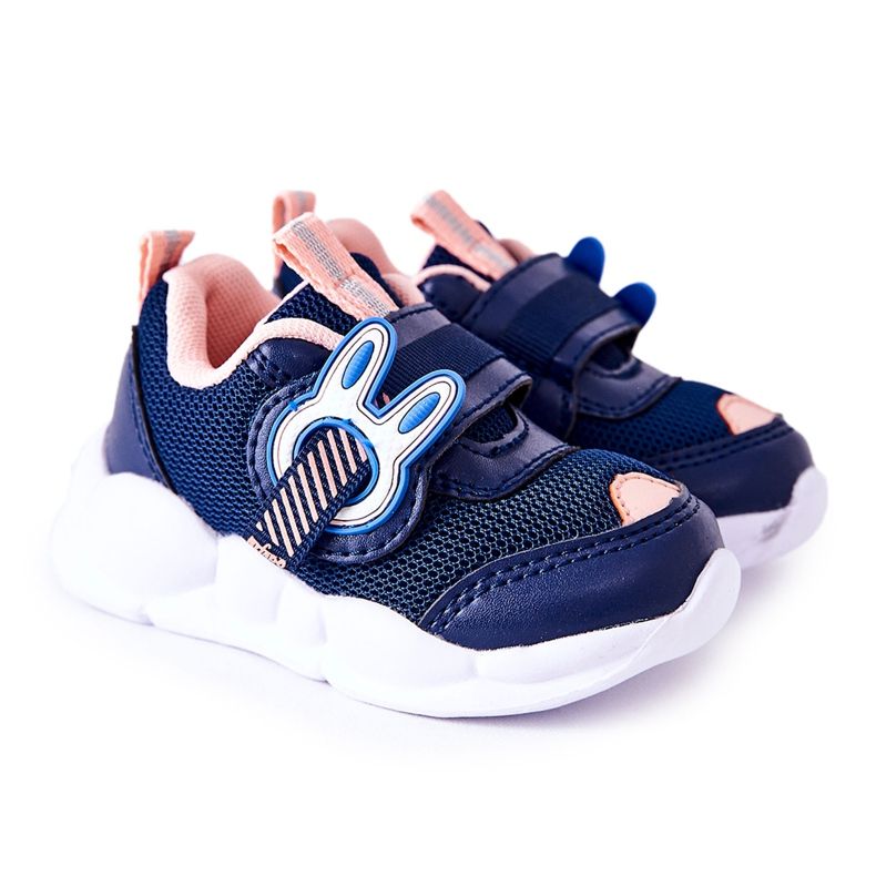 BEFADO S.A. Pantofi Sport Copii Cu Velcro Befado 516P090 Bleumarin-Roz