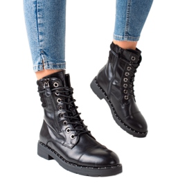 Super Mode Black Classic Trappers negru Super Mode Black Classic Trappers negru