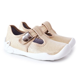 BEFADO S.A. Papuci Balerina Befado Shiny 115X003 Auriu de aur