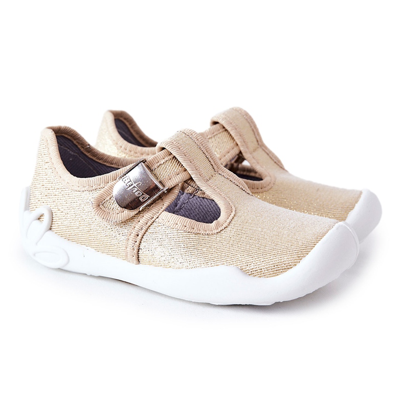 BEFADO S.A. Papuci Balerina Befado Shiny 115X003 Auriu de aur