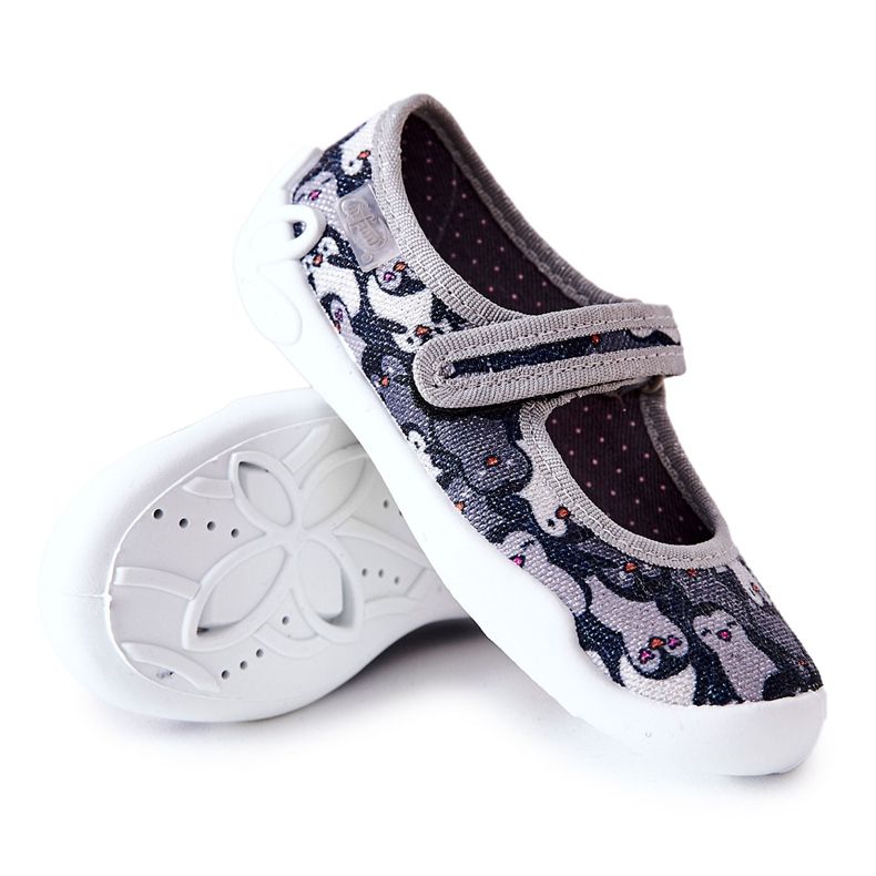 BEFADO S.A. Papuci balerina Befado Penguins 114X463 Negri negru