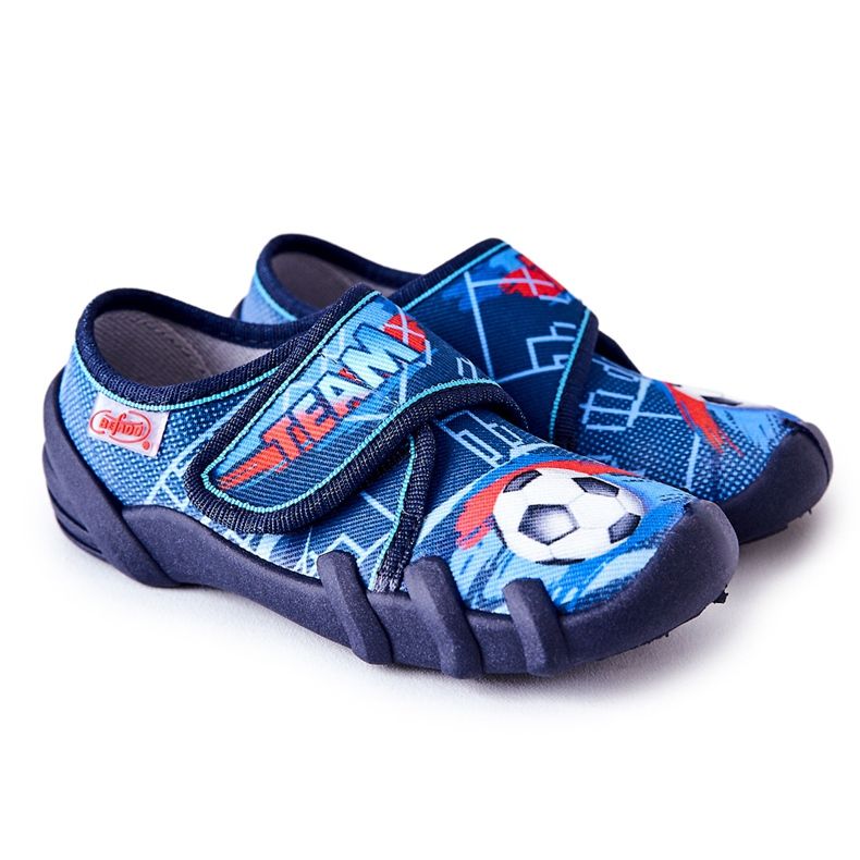 BEFADO S.A. Papuci Befado Blue Velcro 273X321 albastru