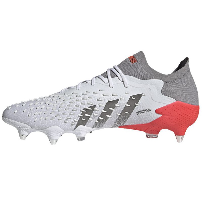 Ghete de fotbal Adidas Predator Freak.1 L Sg M FY6268 alb alb
