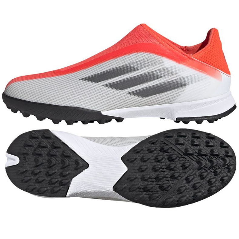 Ghete de fotbal Adidas X Speedflow.3 Ll Tf Jr FY3254 multicolor portocale si rosii