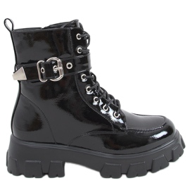 Cizme lăcuite Addi Black negru Cizme lăcuite Addi Black negru