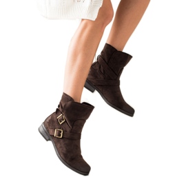 W. Potocki Cizme Potocki din piele intoarsa maro W. Potocki Cizme Potocki din piele intoarsa maro