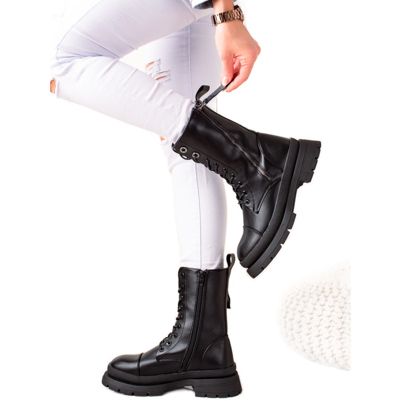 Bona Muncitori negri calzi negru