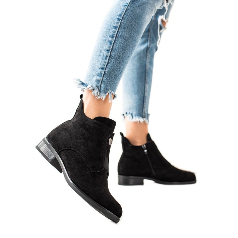 Camo Cizme calde cu fermoar negru Camo Cizme calde cu fermoar negru