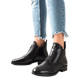 Camo Cizme calde cu fermoar negru