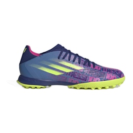 Ghete de fotbal Adidas X Speedflow Messi.3 Tf M FY6896 albastru marin, multicolor albastru și bleumarin