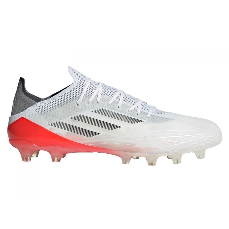 Ghete de fotbal Adidas X Speedflow.1 Ag M FY3265 gri, alb, roșu alb Ghete de fotbal Adidas X Speedflow.1 Ag M FY3265 gri, alb, roșu alb