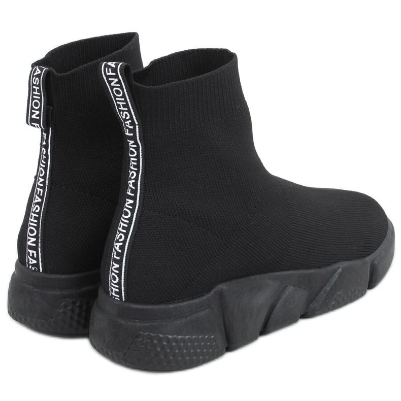 Pantofi de antrenament cu șosete Cento Black negru