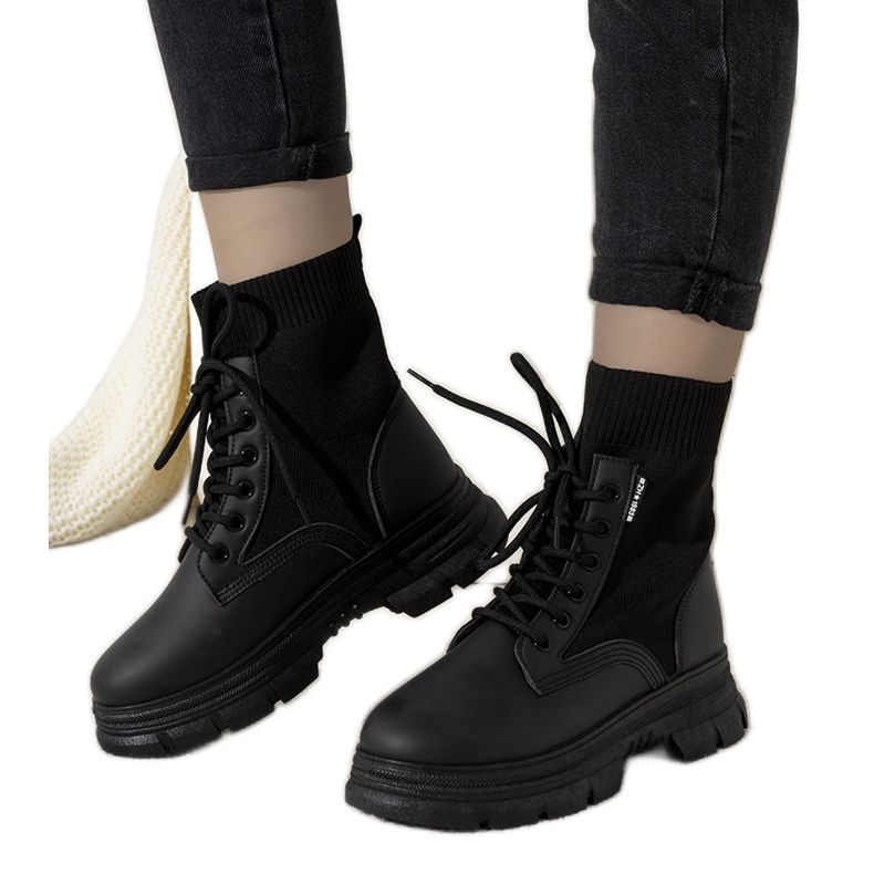 Pantofi negri de damă de la Laurie negru