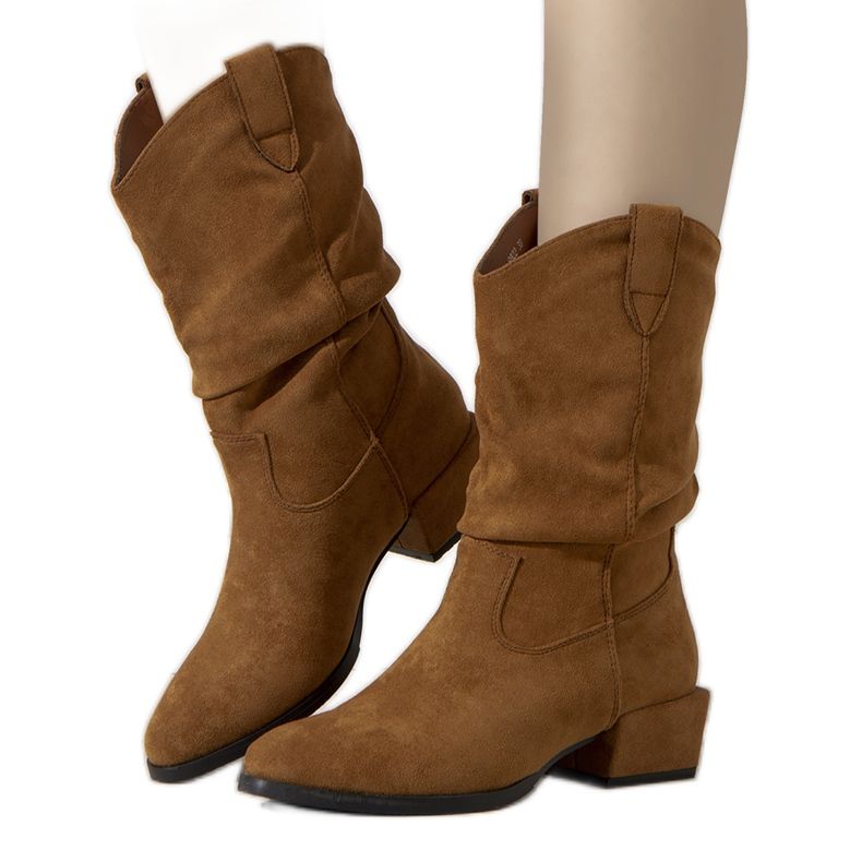 Cizme de cowboy calde Francis maro