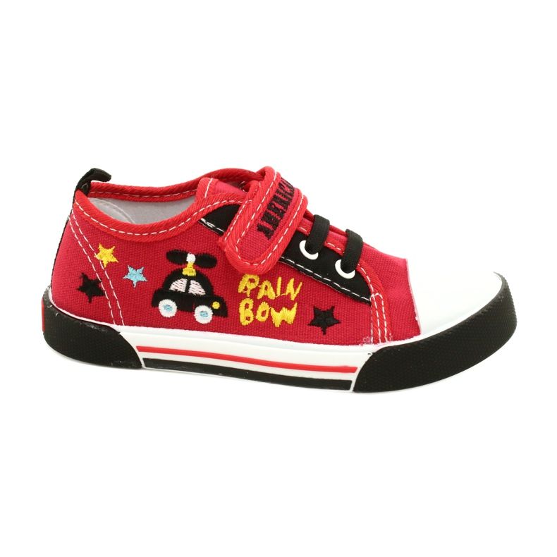 Tenisi American Club Ten15 Red Velcro roșu Tenisi American Club Ten15 Red Velcro roșu