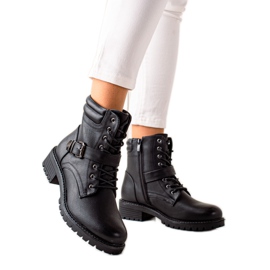 Anesia Paris Muncitori negri cu cataramă negru