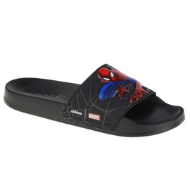 Papuci Adidas Adilette Shower Slides Spiderman Jr FZ1716 negru