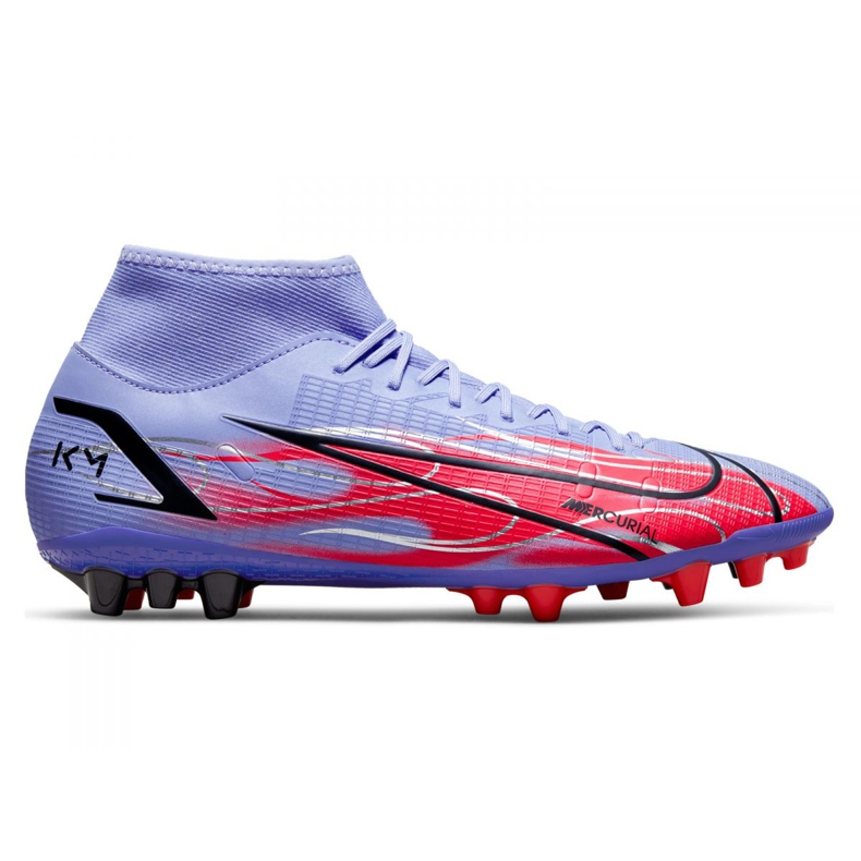 Pantofi de fotbal Nike Superfly 8 Academy Km Ag M DJ3984-506 multicolor violet