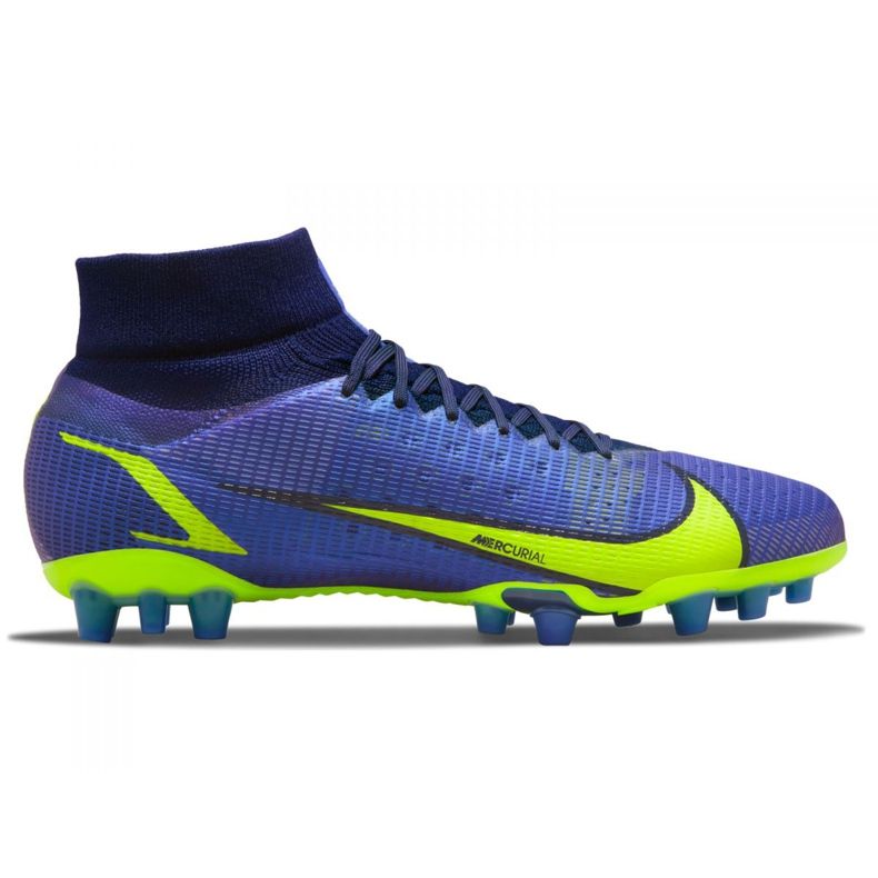 Pantof de fotbal Nike Superfly 8 Pro Ag M CV1130-574 albastru marin albastru marin
