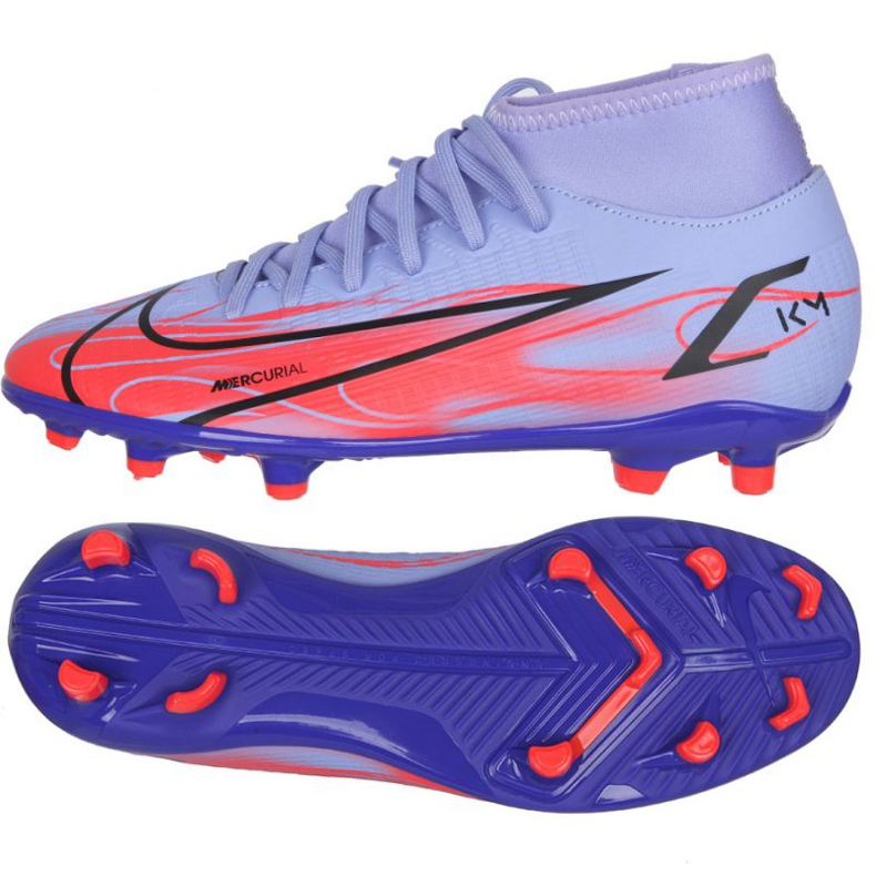 Pantofi de fotbal Nike Mercurial Superfly 8 Club Km Mg M DB2856 506 roz mov violet