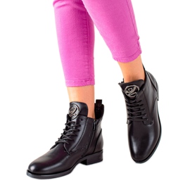 Camo Cizme calde cu ornament negru Camo Cizme calde cu ornament negru