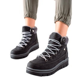 Goodin Trappers casual confortabili negru