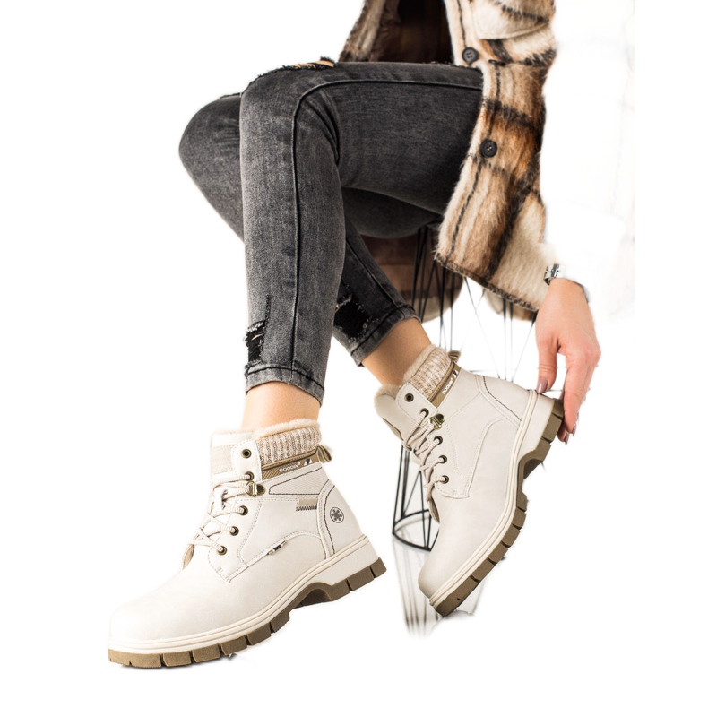 Goodin Trappers sportivi confortabili bej