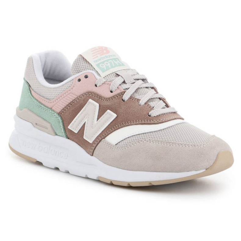 Pantofi New Balance W CW997HVD bej maro roz verde Pantofi New Balance W CW997HVD bej maro roz verde
