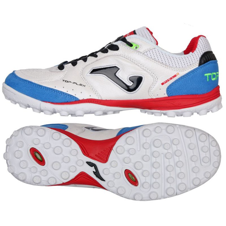 Ghete de fotbal Joma Top Flex 2134 Tf M TOPW2134TF multicolor alb