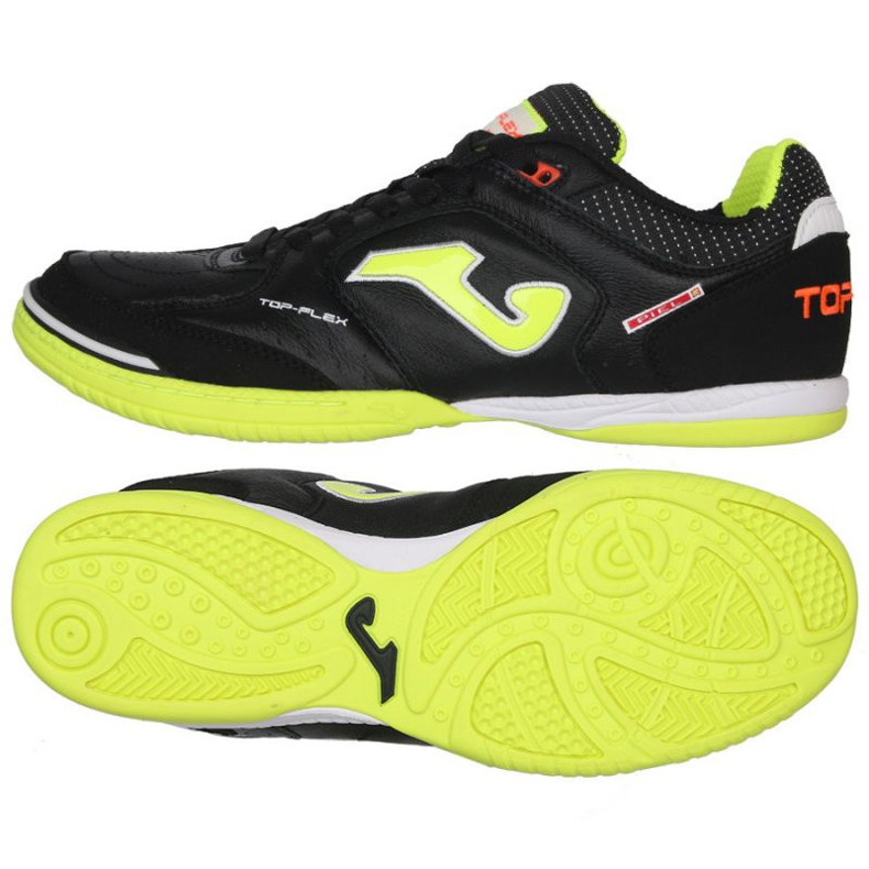 Ghete de fotbal Joma Top Flex 2101 In M TOPW2101IN negru negru Ghete de fotbal Joma Top Flex 2101 In M TOPW2101IN negru negru