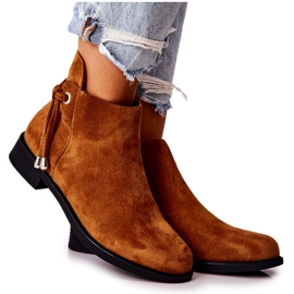 Cizme Numbero din piele intoarsa de dama Camel maro Cizme Numbero din piele intoarsa de dama Camel maro