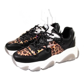 Adidasi Goe W II2N4067 leopard bej maro negru argint