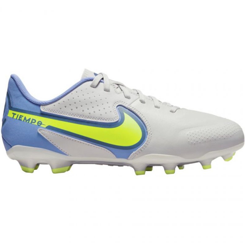 Pantofi de fotbal Nike Tiempo Legend 9 Academy FG / MG Jr DA1333 075 alb alb