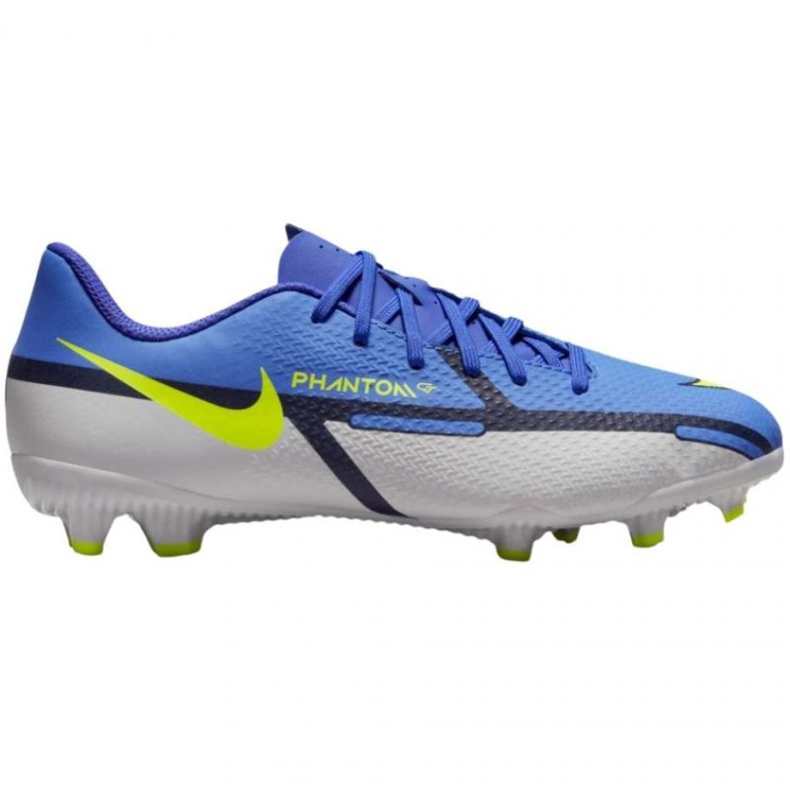 Pantofi de fotbal Nike Phantom GT2 Academy FG / MG Jr DC0812 570 albastru, gri albastru