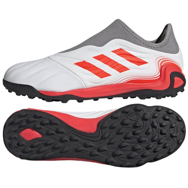 Ghete de fotbal Adidas Copa Sense.3 Ll Tf M FY6170 gri, alb alb