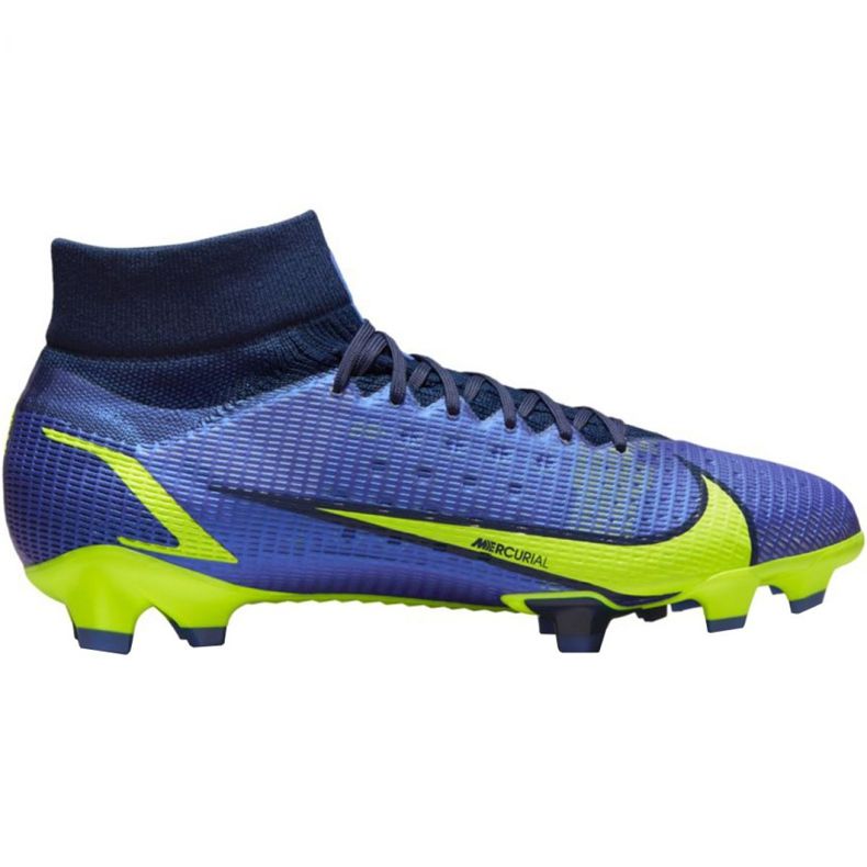 Pantofi de fotbal Nike Mercurial Superfly 8 Pro Fg M CV0961 574 albastru albastru Pantofi de fotbal Nike Mercurial Superfly 8 Pro Fg M CV0961 574 albastru albastru