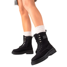 TRENDI Trappers negri clasici negru TRENDI Trappers negri clasici negru