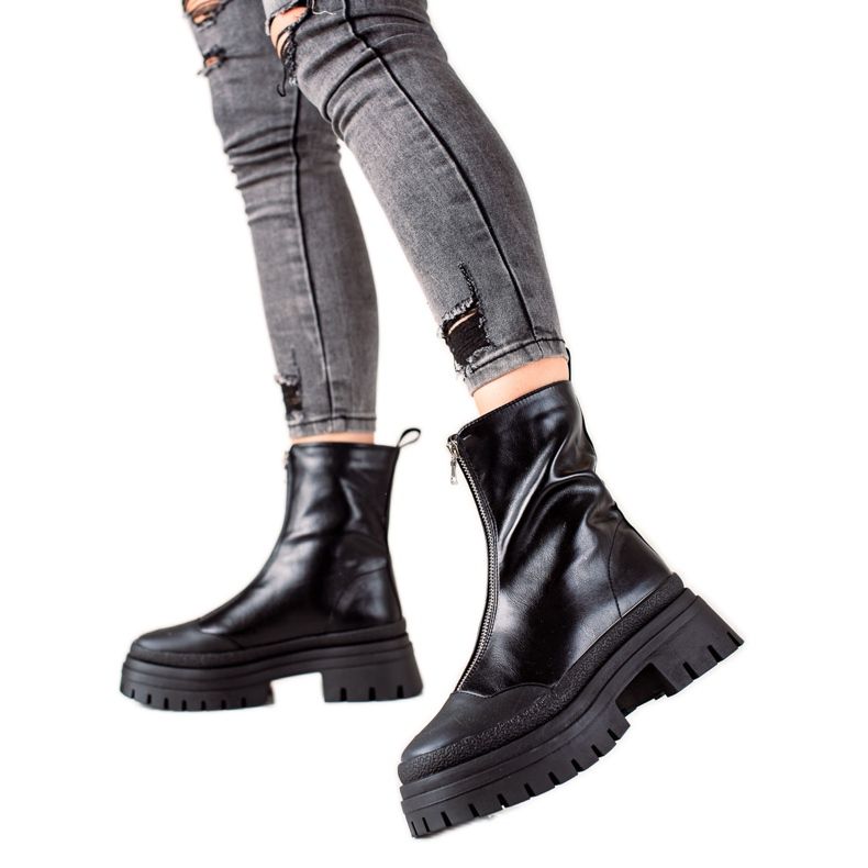 Seastar Muncitori Clasici Cu Fermoar negru Seastar Muncitori Clasici Cu Fermoar negru