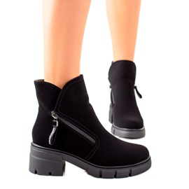 TRENDI Muncitori de culoare cu glisoare negru