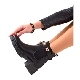 Gogo Cizme Cu Cristale negru Gogo Cizme Cu Cristale negru