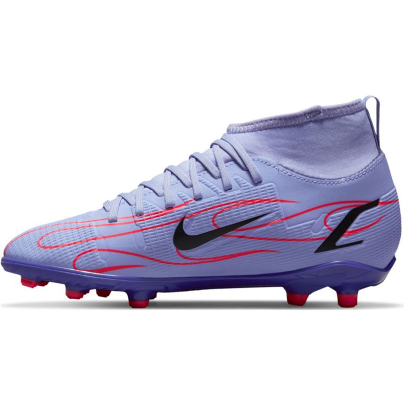 Pantofi de fotbal Nike Mercurial Superfly 8 Club Km Mg Jr DB0925 506 roz mov violet