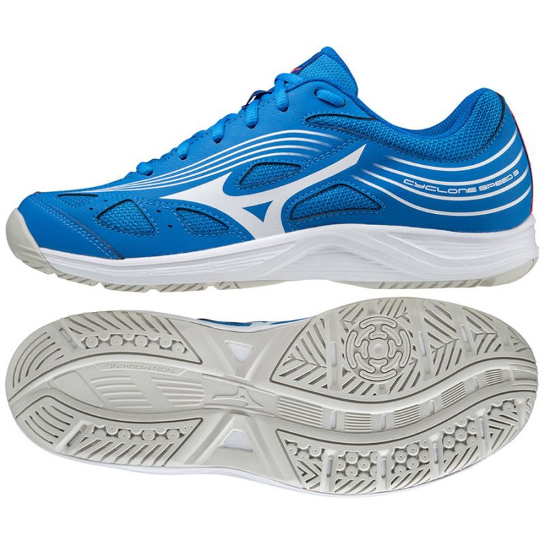 Pantofi de volei Mizuno Cyclone Speed ​​​​3 M V1GA218024 albastru albastru