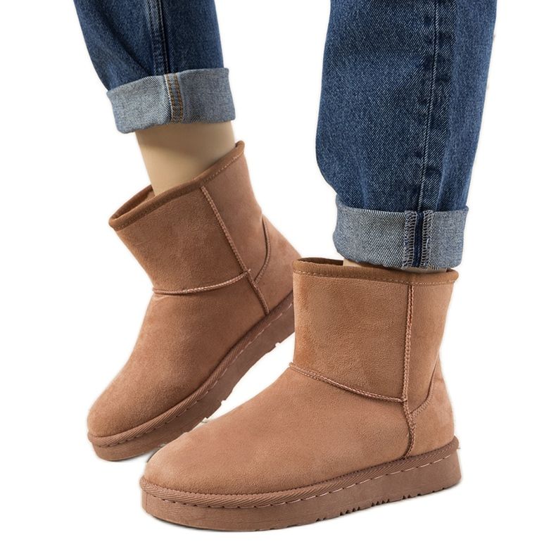 Cizme de zapada cu blana roz Lucilla