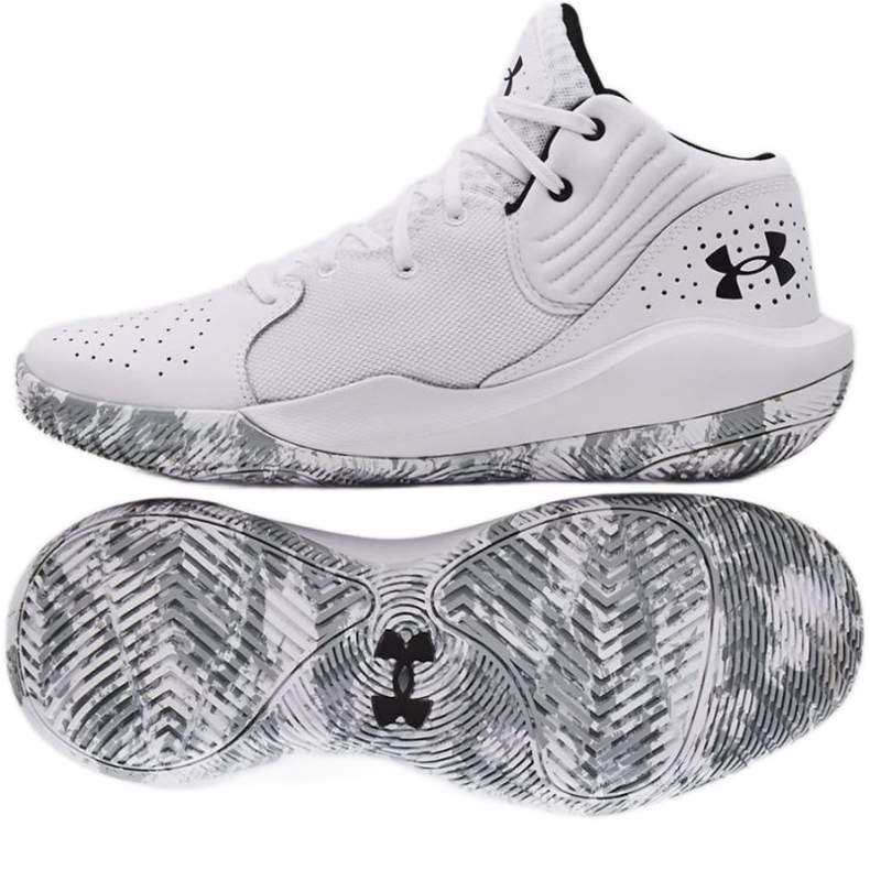 Pantofi de baschet Under Armour Jet 21 3024260 103 alb alb