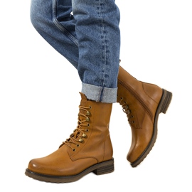Cizme izolate Muro camel maro