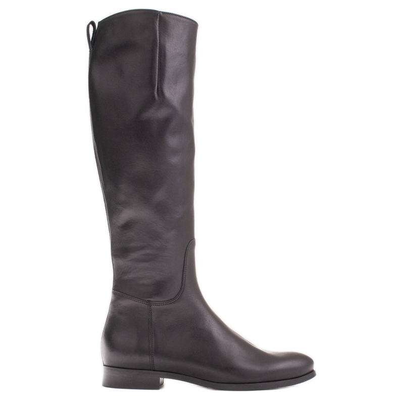 Marco Shoes Cizme de călărie pe un picior subțire. Partea superioară îngustă negru