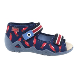 Pantofi pentru copii Befado galbeni 350P018 roșu albastru marin Pantofi pentru copii Befado galbeni 350P018 roșu albastru marin