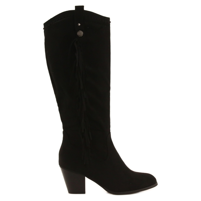 Cizme calde negre cu dungi Voisine negru Cizme calde negre cu dungi Voisine negru