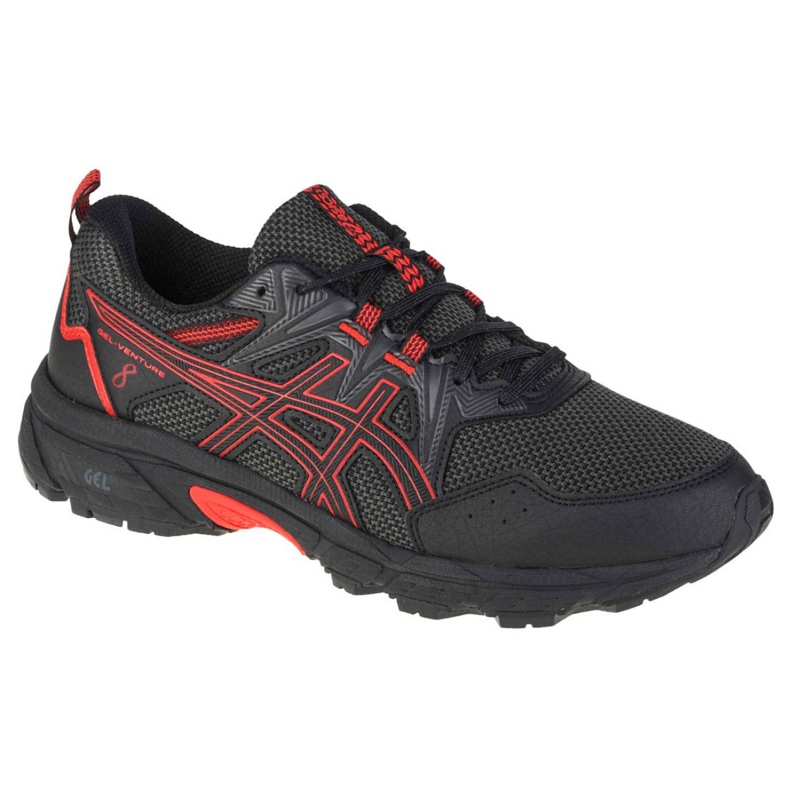Asics Gel-Venture 8 M 1011A824-007 negru roșu gri verde Asics Gel-Venture 8 M 1011A824-007 negru roșu gri verde