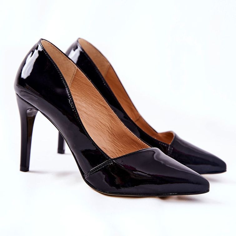 Stilettos Lăcuit Spitz Monnari 0110-M20 Negru